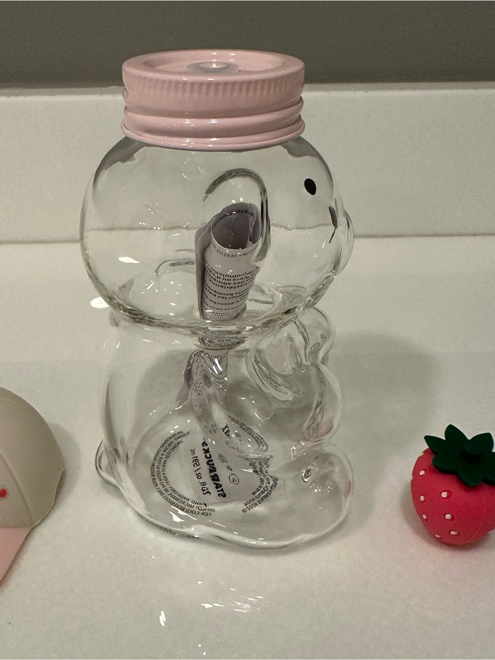 Limited-Edition Bearista™ Glass Cold Cup, 20 ounce Pink Collection Summer 2026 - Picture 14 of 16